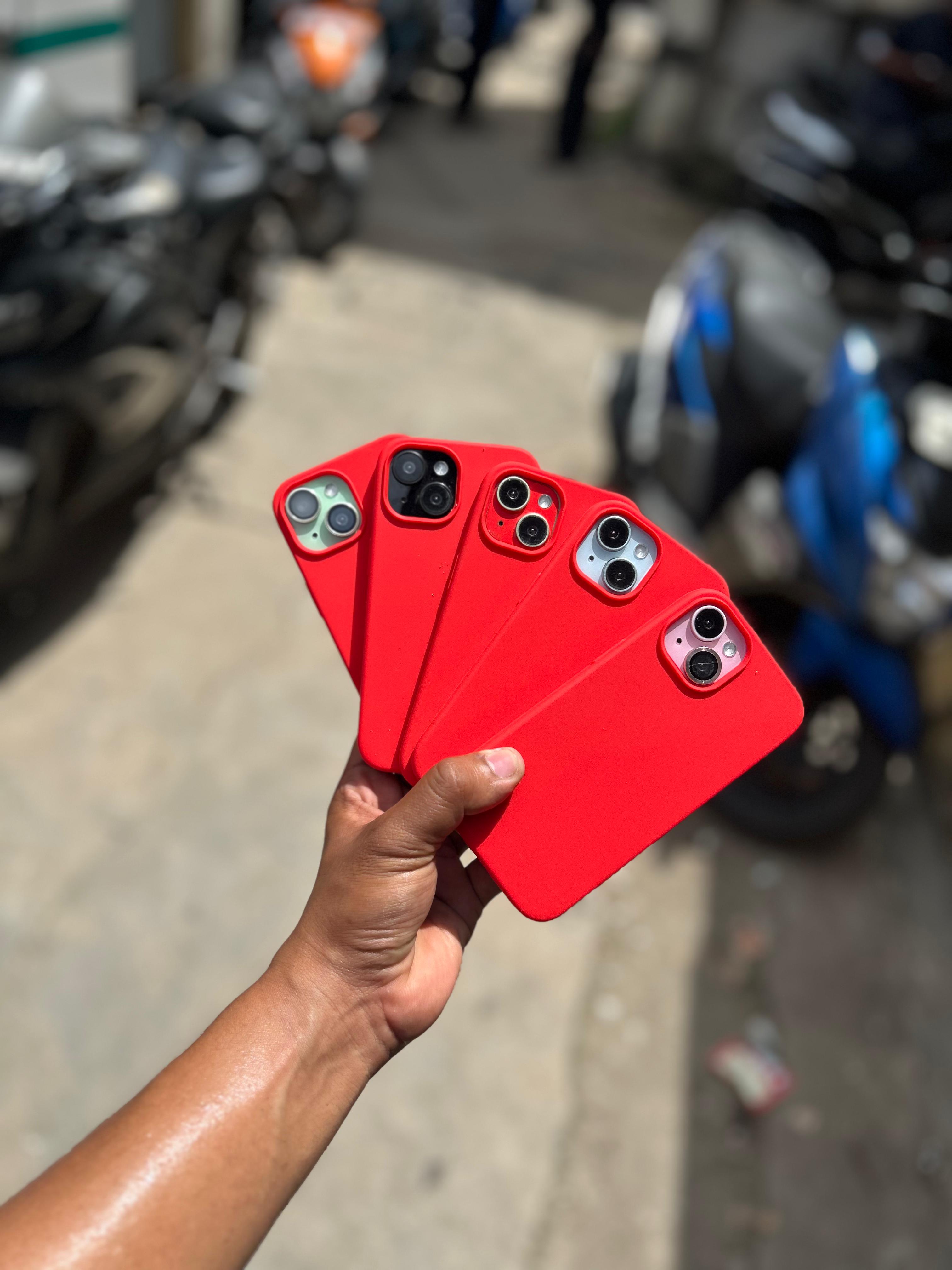RED SILICONE CASE
