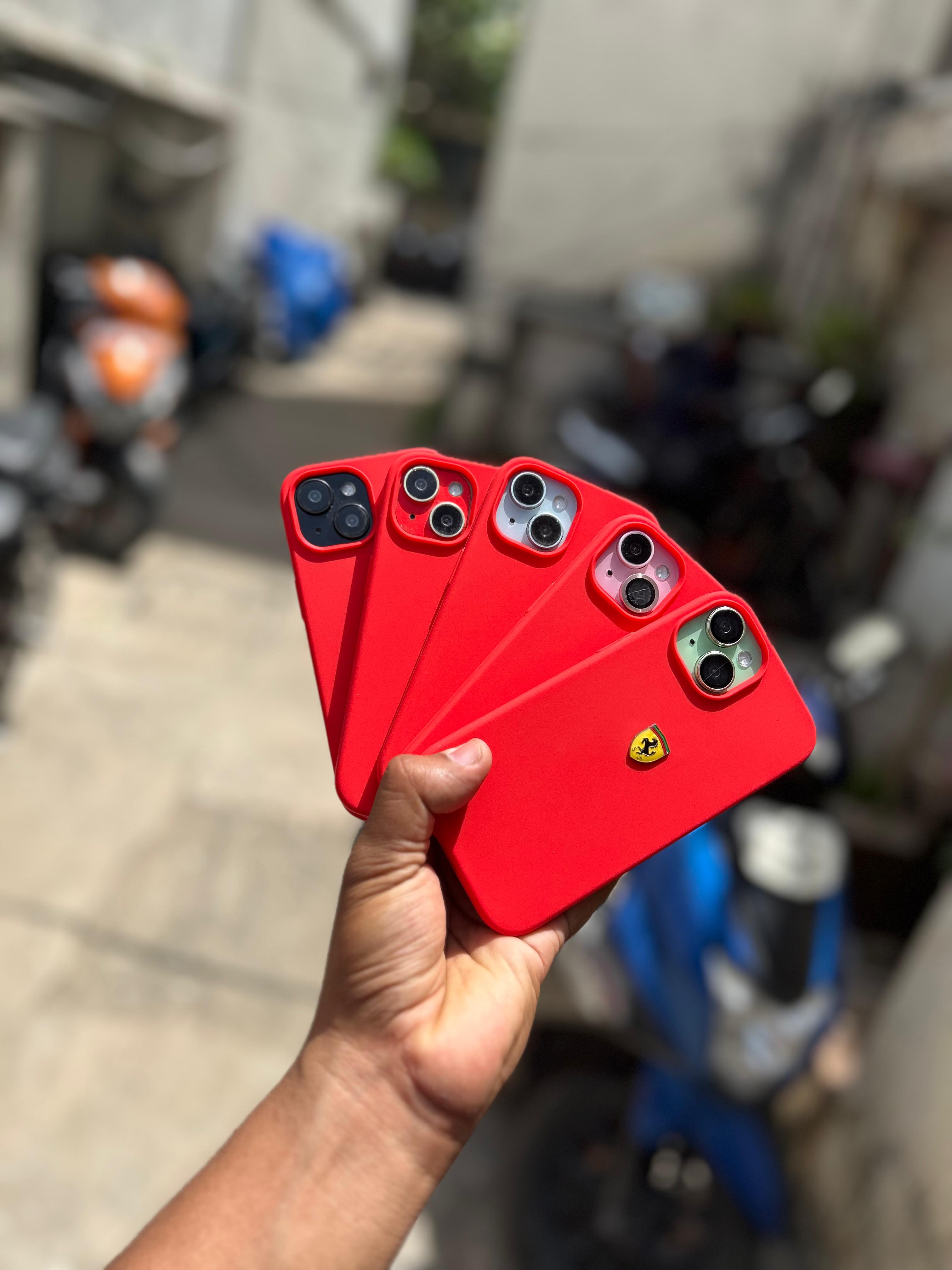 RED SILICONE CASE