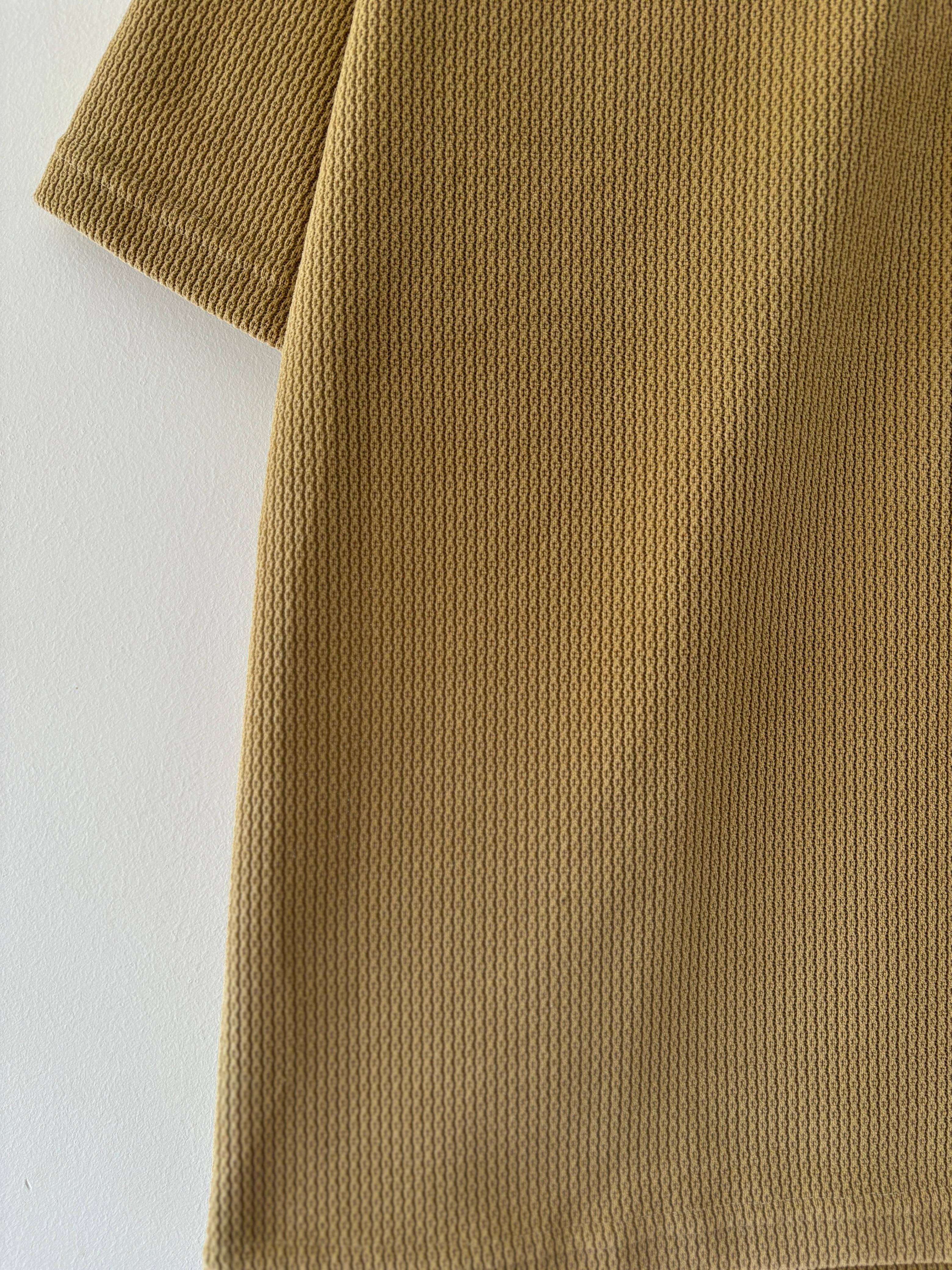 Golden Half-zip polo Tee