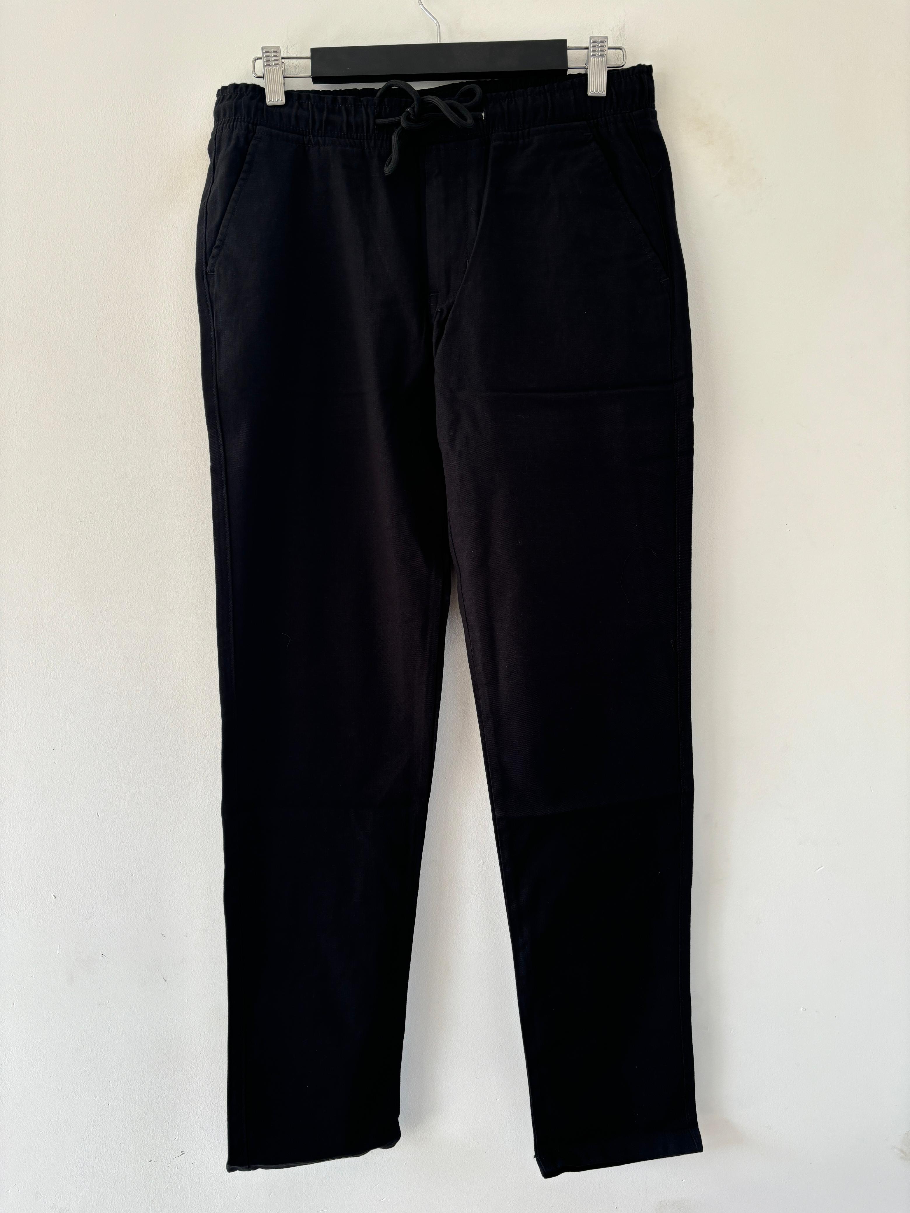 Charcoal mist linen pants