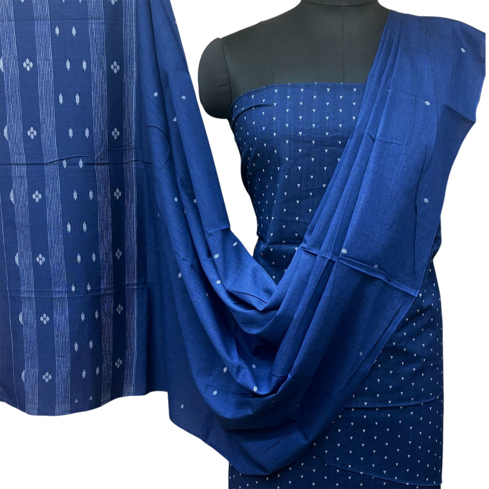 Cotton Handloom Dobby Suit Set #3