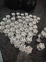 Diya set in German Silver material