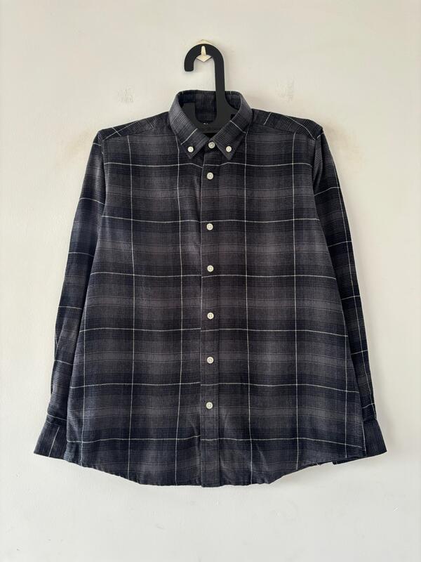 Black & grey metro flannels