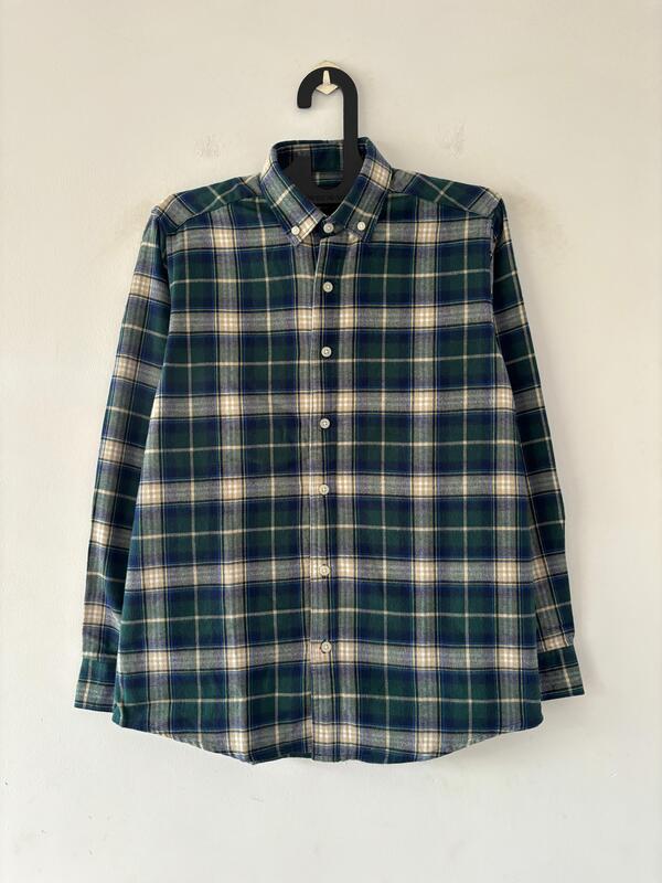 Green & blue flannels