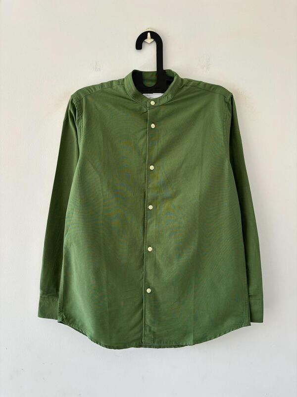 Leafy green mandarin shirt