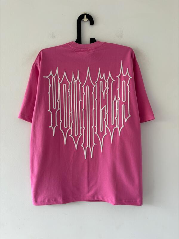 Hot Pink oversized tee