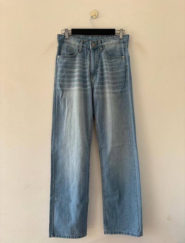 Skywashed blue straight fit jeans