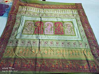Paar Golani Revival Baluchari Saree Online