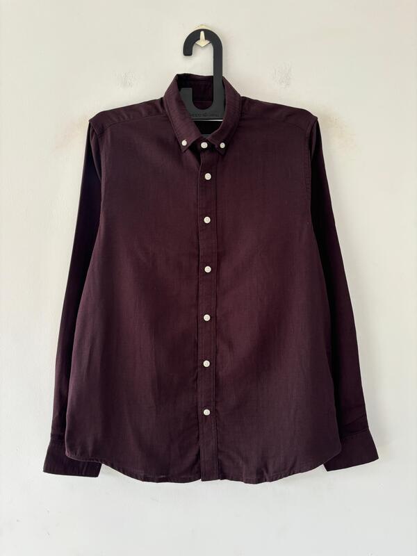 Plum linen shirt