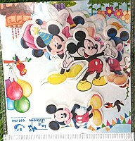 Edible wafer cuts Mickey Mouse