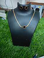 Anti Tarnish Chain and Earring Combo for Trendy Girls