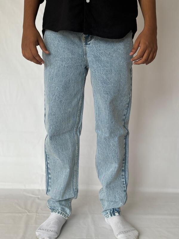 Sky drift fade Momfit jean