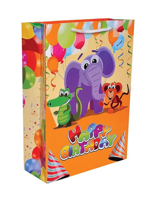 Gift Bag - Animal (Orange)