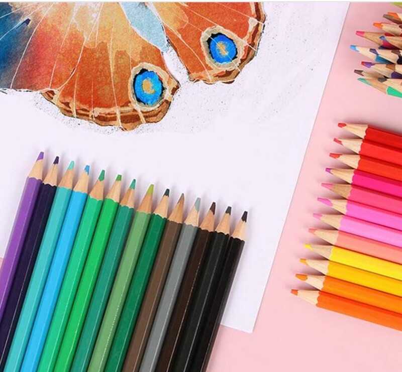Pencil Colors (24 pcs - Round box)