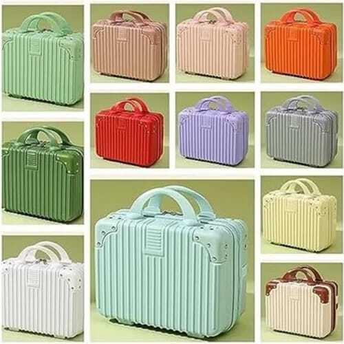 Vanity Suitcase - Lining Red