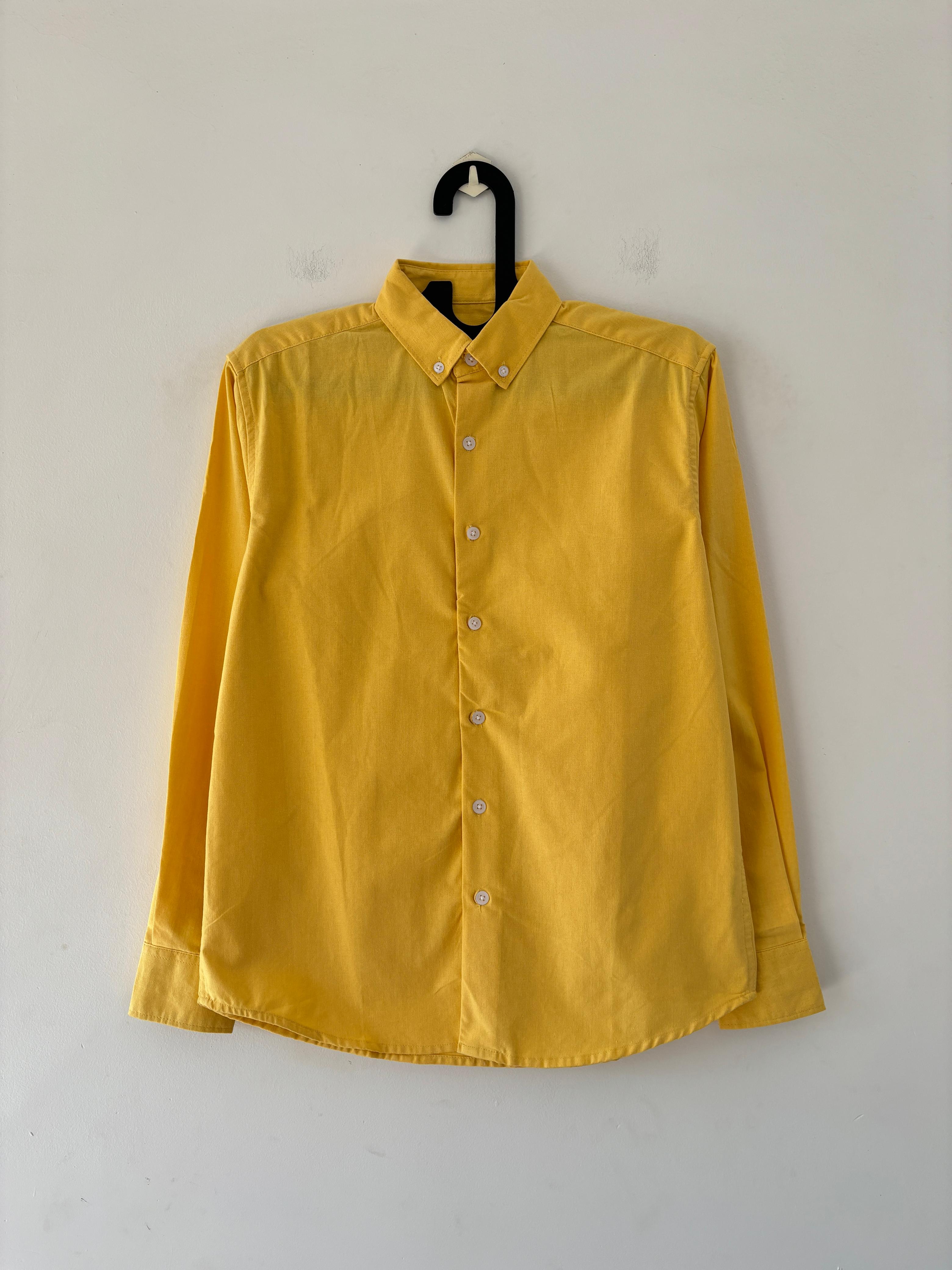 Golden mist linen-oxford shirt