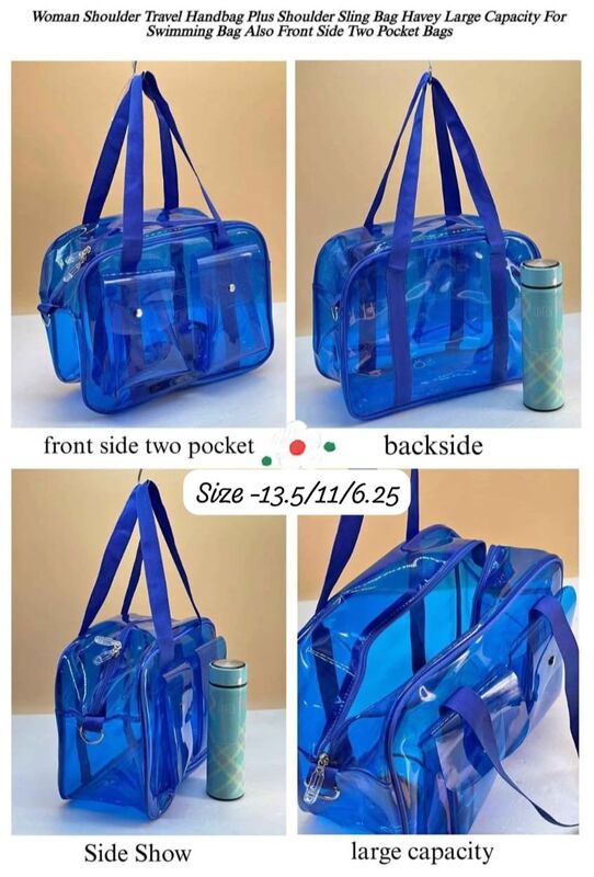 Customized Jelly Duffle Bag - 2 Pockets