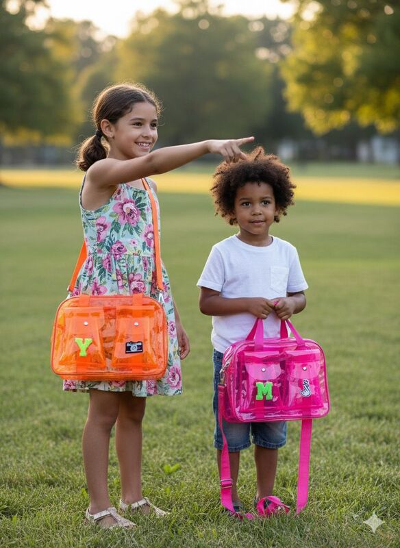 Customized Jelly Duffle Bag - 2 Pockets