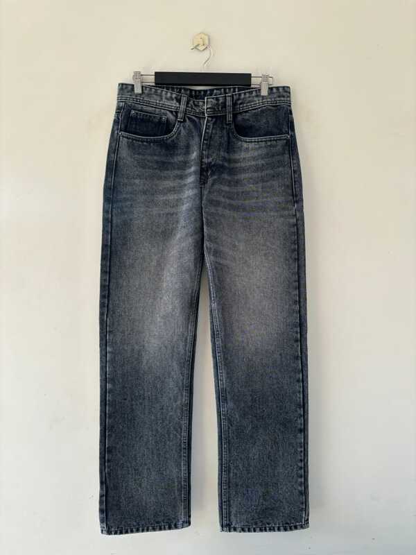 Shadow black retro straight fit