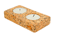 Cork T- Light Candle Double