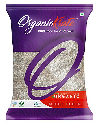 OrganicKrate Whole Wheat Flour (Atta) (Premium Grain)- Organic - 1 Kg OrganicKrate Whole Wheat Flour (Atta) (Premium Grain)- Organic - 1 Kg
