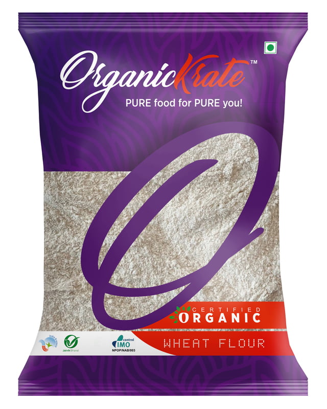 OrganicKrate Whole Wheat Flour (Atta) (Premium Grain)- Organic - 1 Kg OrganicKrate Whole Wheat Flour (Atta) (Premium Grain)- Organic - 1 Kg