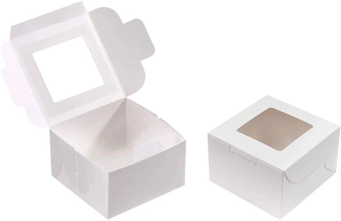 White 1 Brownie/Cookie Box - 3*3*1.75 White 1 Brownie/Cookie Box - 3*3*1.75