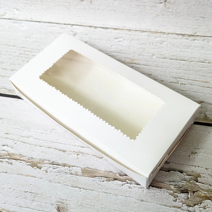 White 2 Brownie/Cookie Box - 6*3*1.75 Inch White 2 Brownie/Cookie Box - 6*3*1.75 Inch