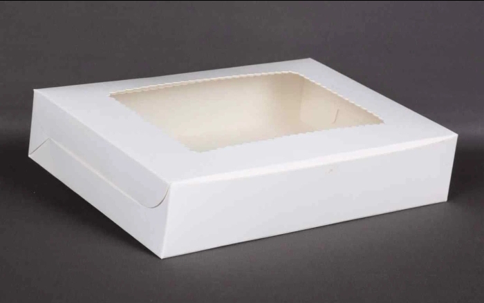 White 6 Brownie/Cookie Box - 8.5*6*1.75 White 6 Brownie/Cookie Box - 8.5*6*1.75