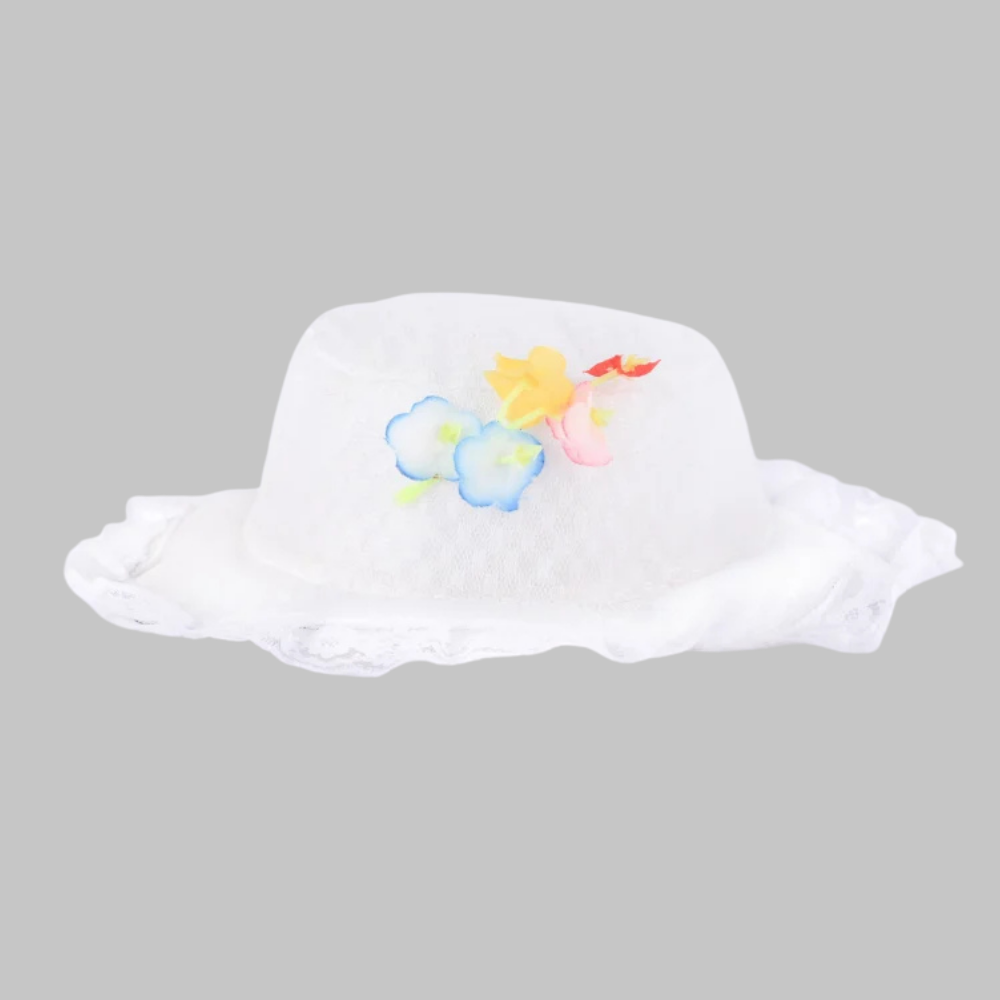 White Color Baby Fancy Cap for Kids White Color Baby Fancy Cap for Kids