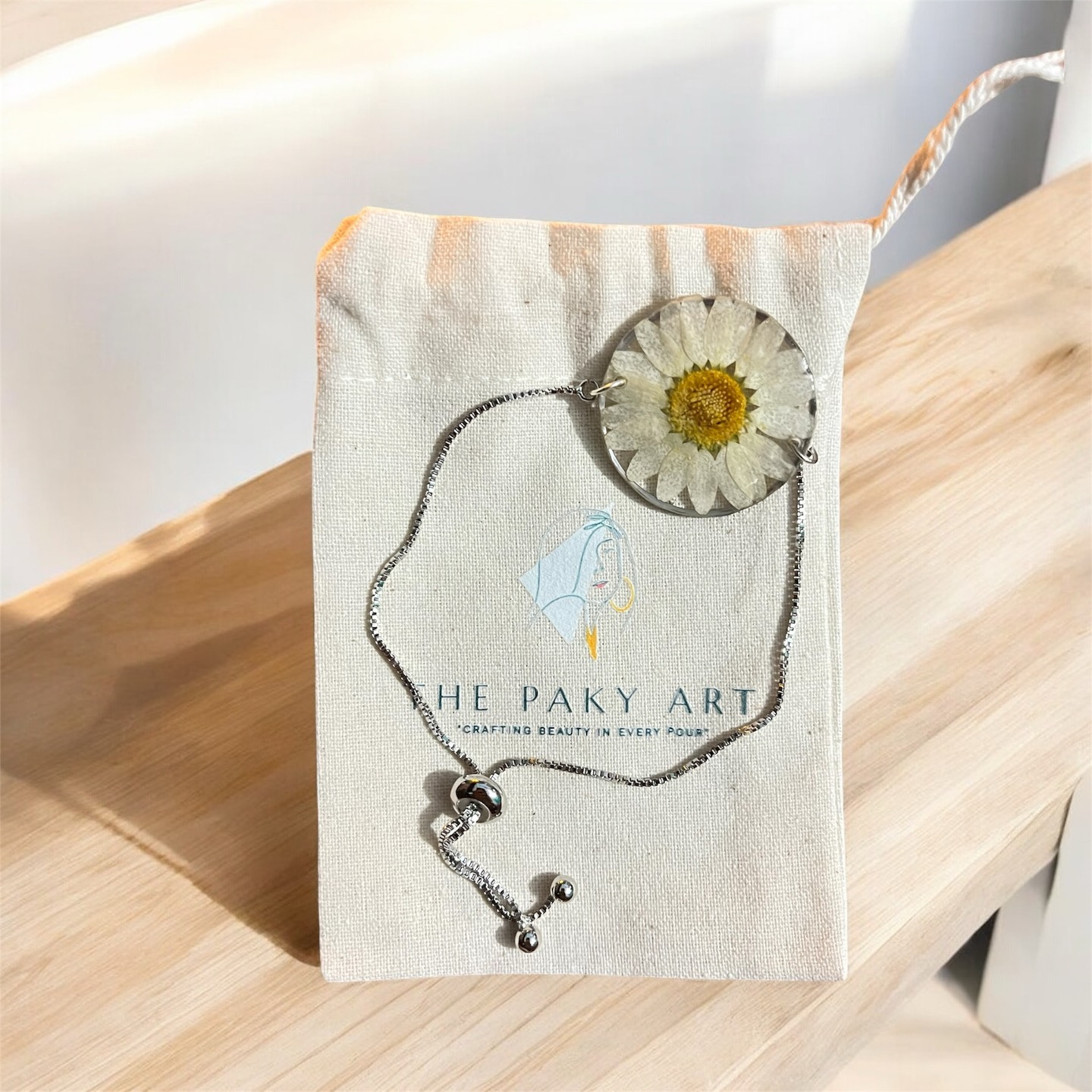 Daisy Bracelet Silver Anti-Tarnish Daisy Bracelet Silver Anti-Tarnish