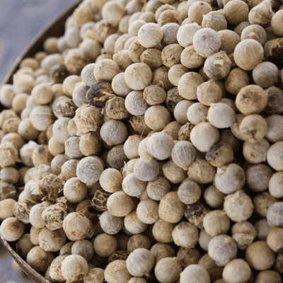 Raaja - Safed Mirch (White Peppercorns) Raaja - Safed Mirch (White Peppercorns)