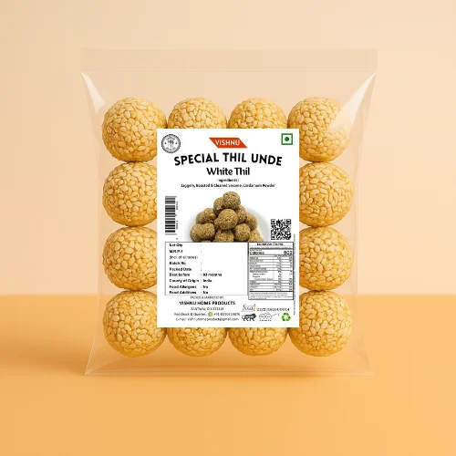 Vishnu Special Yellunde White | White Thil Laddu- 200g
