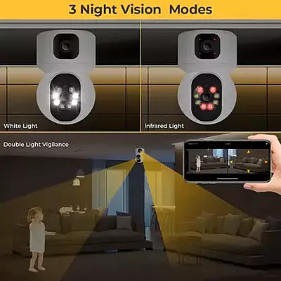 Wifi Camera | 2MP+2MP 2 View Robo CCTV Camera (New) Wifi Camera | 2MP+2MP 2 View Robo CCTV Camera (New)
