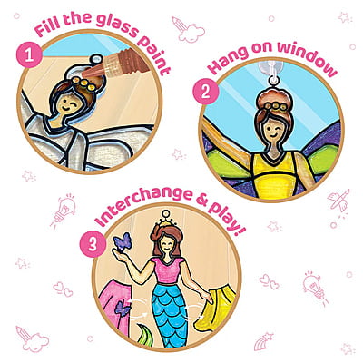 Window Art - Princess Window Art - Princess