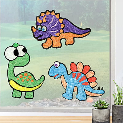 Window Art Dino Pals Window Art Dino Pals