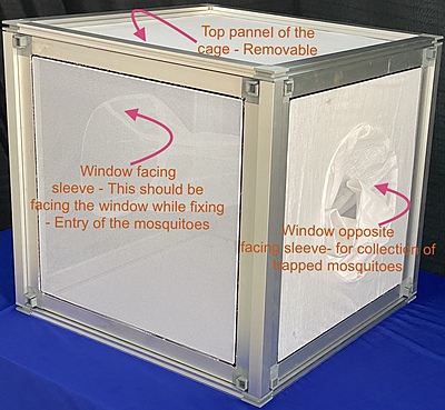 window entry and exit trap for the study of endophilic behavior of mosquitoes window entry and exit trap for the study of endophilic behavior of mosquitoes