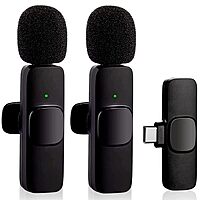 Wireless Microphone for Phone – Type C Compatible Lavalier Mic for YouTube, Vlogs, Podcasts, ASMR, Live Shows, Interviews, and Conferences Wireless Microphone for Phone – Type C Compatible Lavalier Mic for YouTube, Vlogs, Podcasts, ASMR, Live Shows, Interviews, and Conferences