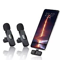 Wireless Microphone for Phone – Type C Compatible Lavalier Mic for YouTube, Vlogs, Podcasts, ASMR, Live Shows, Interviews, and Conferences Wireless Microphone for Phone – Type C Compatible Lavalier Mic for YouTube, Vlogs, Podcasts, ASMR, Live Shows, Interviews, and Conferences