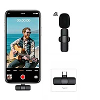 Wireless Microphone for Phone – Type C Compatible Lavalier Mic for YouTube, Vlogs, Podcasts, ASMR, Live Shows, Interviews, and Conferences Wireless Microphone for Phone – Type C Compatible Lavalier Mic for YouTube, Vlogs, Podcasts, ASMR, Live Shows, Interviews, and Conferences