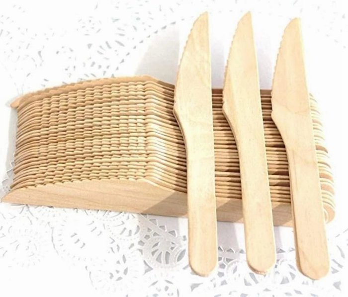 Wooden Knife(16 Cm) | Pack of 100 Wooden Knife(16 Cm) | Pack of 100