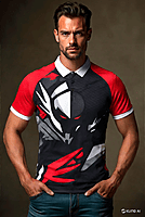 Lookswala Unisex Adult Cricket T-Shirt – Collared Neck, Half Sleeves, Polyester Sportswear