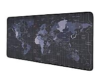 Gaming Mouse Pad for Laptop, Computer with Stitched Embroidery Edges and Water Resistance Coating | Natural Non Slippery Rubber Base Mousepad Desk Mat | 900x400 (mm) Gaming Mouse Pad for Laptop, Computer with Stitched Embroidery Edges and Water Resistance Coating | Natural Non Slippery Rubber Base Mousepad Desk Mat | 900x400 (mm)