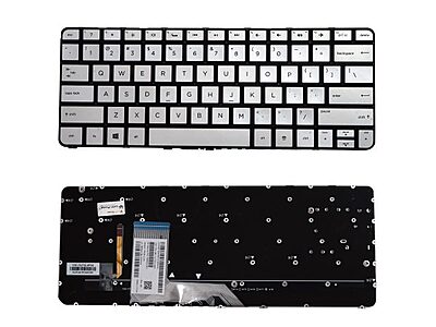 Laptop Keyboard HP Spectre X360 13T-4000 13T-4100 13T-4200 Backlit Silver
