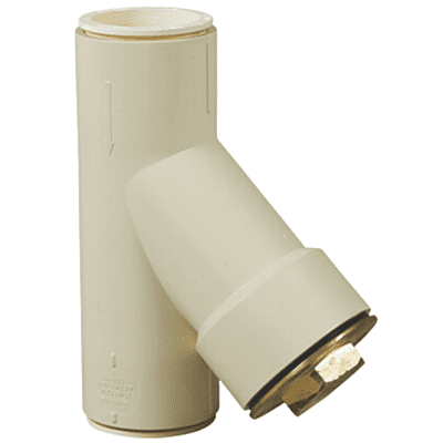 Y Strainer, 40mm, 1-1/2"(Inch), Life Line C-PVC Hot and Cold Water System 