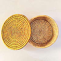 Moonj Lidded Basket