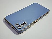 Back Cover for Poco M3 | Golden Line | Tempered Glass Combo