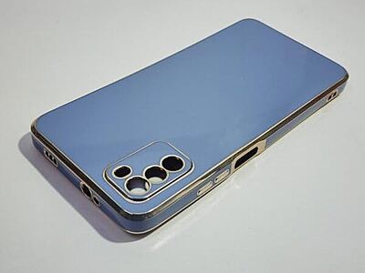 Back Cover for Poco M3 | Golden Line | Tempered Glass Combo Back Cover for Poco M3 | Golden Line | Tempered Glass Combo