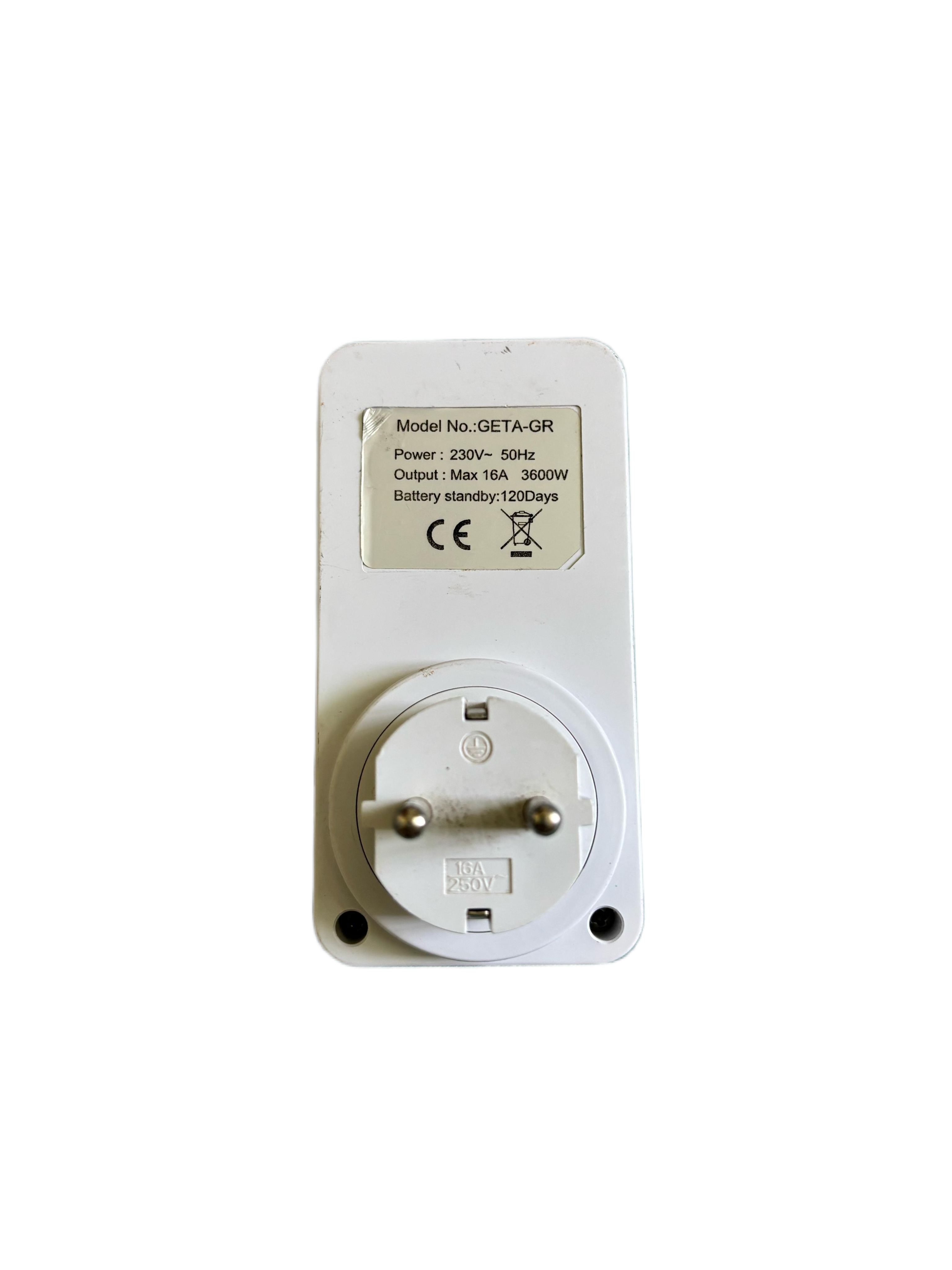 Weekly Programmable Timer GETA-GR 16A 3600W