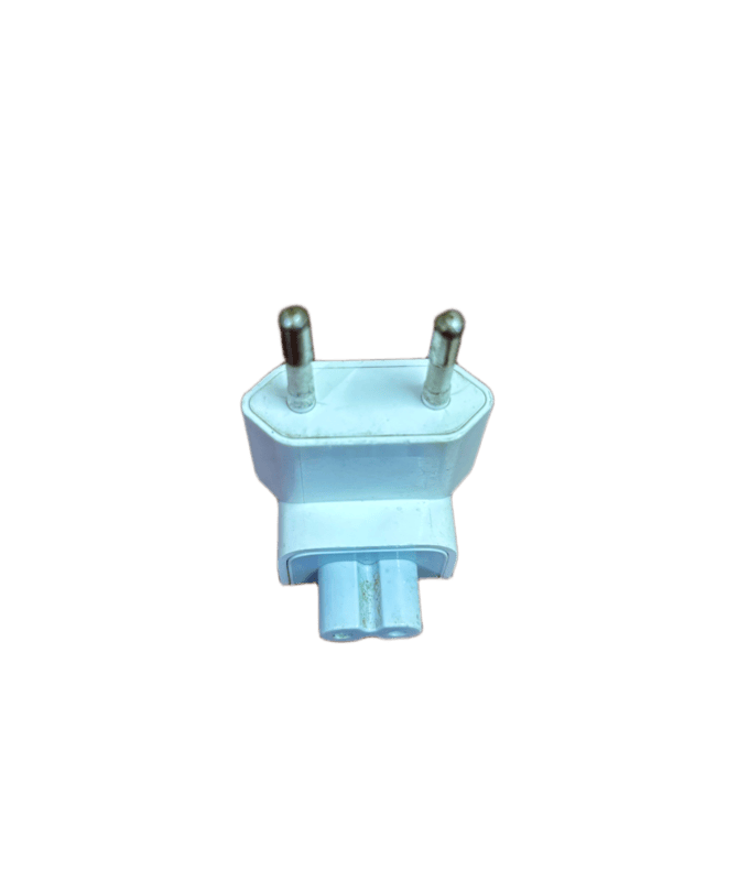 Used Europe Style Plug Adapter Duckhead for Apple Power Adapter